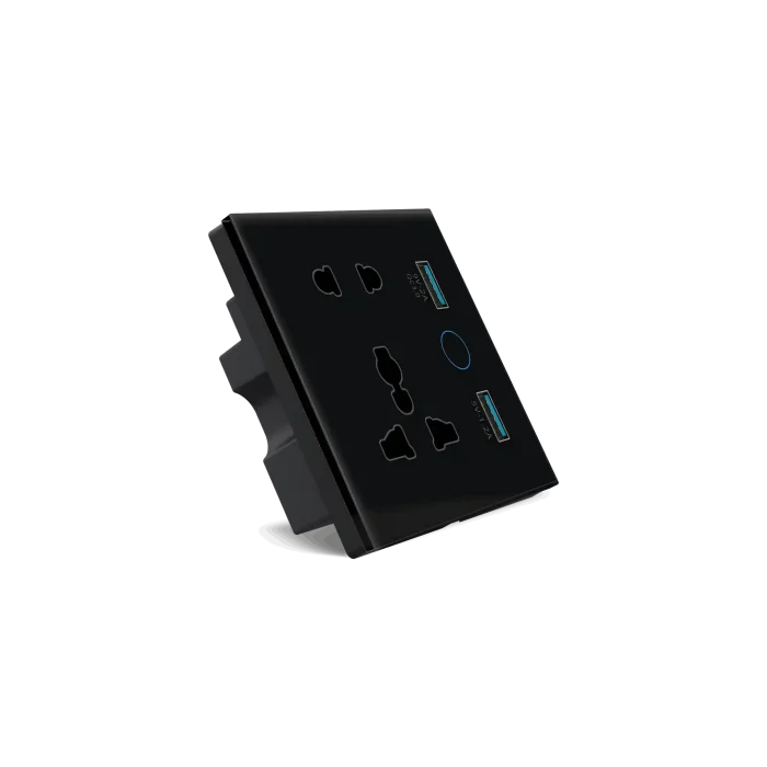 Universal Smart Socket with dual USB - Smart Automation Pakistan